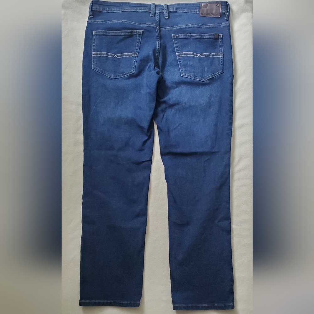 Buffalo David Bitton Jackson Dark Blue Denin Straigth Leg STRETCH Size 38x30. - Picture 4 of 14